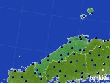 島根県のアメダス実況(日照時間)(2015年02月21日)