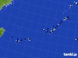 沖縄地方のアメダス実況(風向・風速)(2015年02月21日)