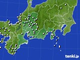 東海地方のアメダス実況(降水量)(2015年02月22日)