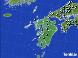 九州地方のアメダス実況(降水量)(2015年02月22日)