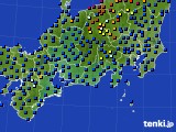 東海地方のアメダス実況(日照時間)(2015年02月22日)