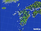 2015年02月22日の九州地方のアメダス(日照時間)