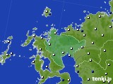 佐賀県のアメダス実況(風向・風速)(2015年02月22日)