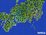 東海地方のアメダス実況(日照時間)(2015年02月23日)
