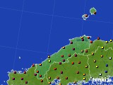 島根県のアメダス実況(日照時間)(2015年02月23日)