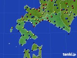 道南のアメダス実況(日照時間)(2015年02月23日)