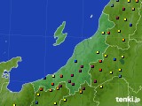 新潟県のアメダス実況(積雪深)(2015年02月24日)