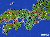 近畿地方のアメダス実況(日照時間)(2015年02月24日)