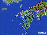 九州地方のアメダス実況(日照時間)(2015年02月24日)