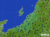 新潟県のアメダス実況(日照時間)(2015年02月24日)