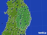 2015年02月24日の岩手県のアメダス(風向・風速)
