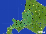 2015年02月25日の道央のアメダス(積雪深)