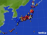 アメダス実況(日照時間)(2015年02月25日)