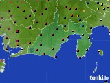 静岡県のアメダス実況(日照時間)(2015年02月25日)