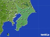 千葉県のアメダス実況(風向・風速)(2015年02月25日)