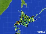 北海道地方のアメダス実況(積雪深)(2015年02月26日)