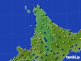 道北のアメダス実況(積雪深)(2015年02月26日)