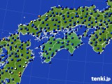 四国地方のアメダス実況(日照時間)(2015年02月26日)