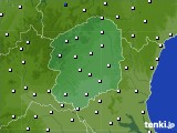 栃木県のアメダス実況(風向・風速)(2015年02月26日)