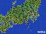 関東・甲信地方のアメダス実況(日照時間)(2015年02月27日)