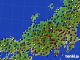 2015年02月27日の北陸地方のアメダス(日照時間)