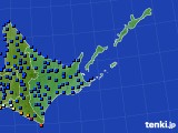 2015年02月27日の道東のアメダス(日照時間)