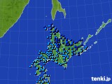 北海道地方のアメダス実況(気温)(2015年02月27日)