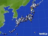2015年02月27日のアメダス(風向・風速)