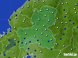 岐阜県のアメダス実況(風向・風速)(2015年02月27日)