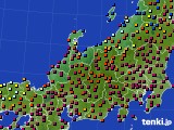 2015年02月28日の北陸地方のアメダス(日照時間)