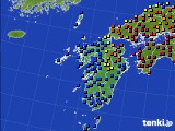 九州地方のアメダス実況(日照時間)(2015年02月28日)