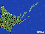 2015年02月28日の道東のアメダス(日照時間)