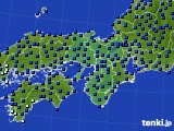 近畿地方のアメダス実況(日照時間)(2015年03月01日)