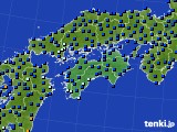 四国地方のアメダス実況(日照時間)(2015年03月01日)