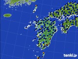 2015年03月01日の九州地方のアメダス(日照時間)