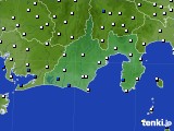 静岡県のアメダス実況(風向・風速)(2015年03月01日)