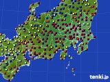 関東・甲信地方のアメダス実況(日照時間)(2015年03月02日)
