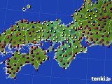 近畿地方のアメダス実況(日照時間)(2015年03月02日)