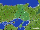 兵庫県のアメダス実況(日照時間)(2015年03月02日)