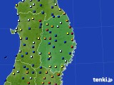 岩手県のアメダス実況(日照時間)(2015年03月02日)