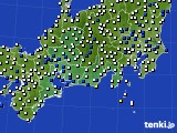 東海地方のアメダス実況(風向・風速)(2015年03月02日)