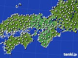 近畿地方のアメダス実況(風向・風速)(2015年03月02日)