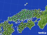 中国地方のアメダス実況(降水量)(2015年03月03日)