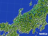 2015年03月03日の北陸地方のアメダス(気温)