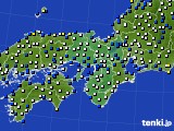 近畿地方のアメダス実況(風向・風速)(2015年03月04日)