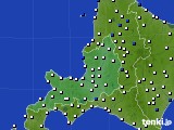 2015年03月04日の道央のアメダス(風向・風速)
