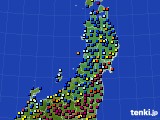 東北地方のアメダス実況(日照時間)(2015年03月05日)