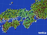 近畿地方のアメダス実況(日照時間)(2015年03月05日)