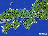 近畿地方のアメダス実況(気温)(2015年03月05日)