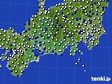 東海地方のアメダス実況(風向・風速)(2015年03月05日)